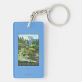 Butchart Gärten - Brentwood Bucht Schlüsselanhänger (Rückseite)