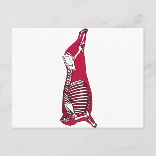 BUTCHER ANATOMY POSTKARTE (Vorderseite)