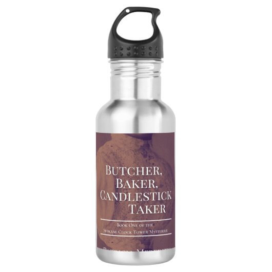 Butcher, Baker, Candlestick Taker Edelstahlflasche (Vorderseite)