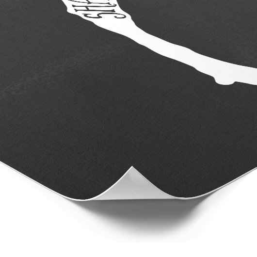 Butcher Diagram Poster (Ecke)