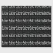 Butcher Extraordinaire Geschenkpapier (Flach)