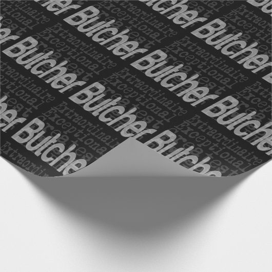 Butcher Extraordinaire Geschenkpapier (Ecke)