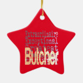Butcher Extraordinaire Keramik Ornament (Hinten)