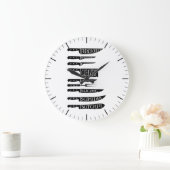 Butcher Flussdiagram Clock Chefkool Große Wanduhr (Zuhause)