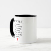 Butcher Gift – Funny Meat Cutter Quote Design Tasse (Vorderseite Links)