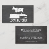 Butcher Knife | Seehundkarte | Kopfbrett Visitenkarte (Vorne/Hinten)