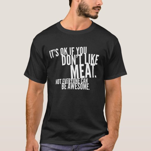 Butcher Meat Fan Barbecue T-Shirt (Vorderseite)