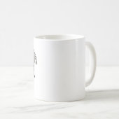 Butcher Pig Diagramm Kaffeetasse (VorderseiteRechts)