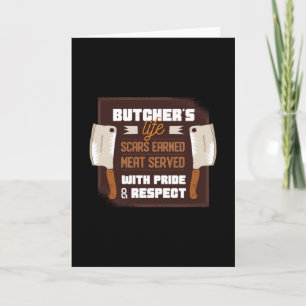 Butcher Quote Karte