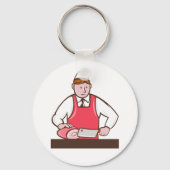Butcher-Schlüsselanhänger Schlüsselanhänger (Rückseite)