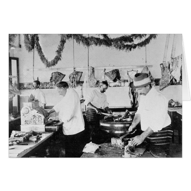 Butcher Shop, 1895 (Vorderseite (Horizontal))