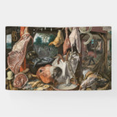 Butcher-Stall (von Pieter Aertsen) Banner (Horizontal)