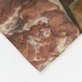 Butcher-Stall (von Pieter Aertsen) Fleecedecke (Ecke)