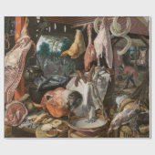 Butcher-Stall (von Pieter Aertsen) Geschenkpapier (Flach)
