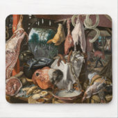 Butcher-Stall (von Pieter Aertsen) Mousepad (Vorne)