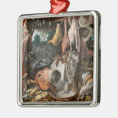 Butcher-Stall (von Pieter Aertsen) Ornament Aus Metall (Links)