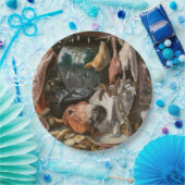 Butcher-Stall (von Pieter Aertsen) Pappteller (Party)