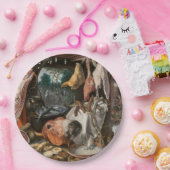 Butcher-Stall (von Pieter Aertsen) Pappteller (Party)