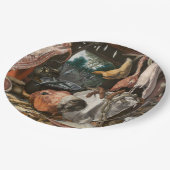 Butcher-Stall (von Pieter Aertsen) Pappteller (Schrägansicht)