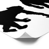 Butchers Butchery T-Bone Steak Poster (Ecke)