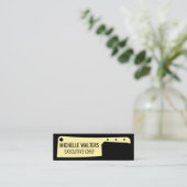 Butchers Cleaver Knife Mini Visitenkarte (Stehend Vorderseite)