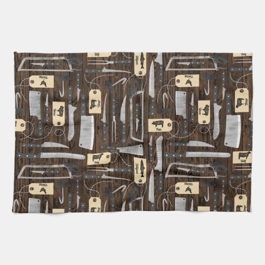 Butchers Knives Geschirrtuch (Horizontal)