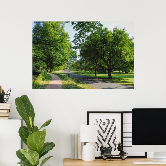 Bute Park, Cardiff, Wales. Poster (Heimbüro)