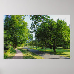 Bute Park, Cardiff, Wales. Poster