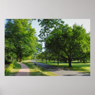 Bute Park, Cardiff, Wales. Poster