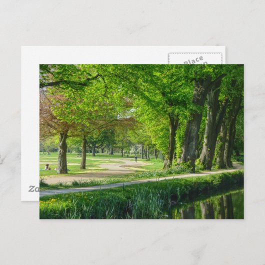 Bute Park, Cardiff, Wales. Postkarte (Vorne/Hinten)