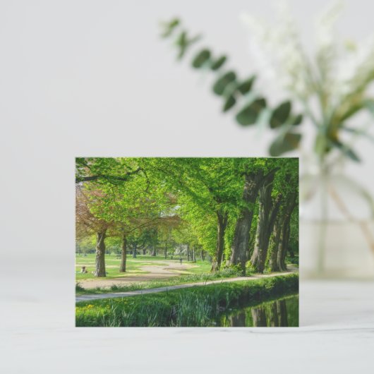 Bute Park, Cardiff, Wales. Postkarte (Stehend Vorderseite)