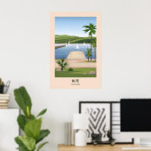 Bute Schottland Reiseplakat Poster (Heimbüro)