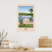 Bute Schottland Reiseplakat Poster (Küche)