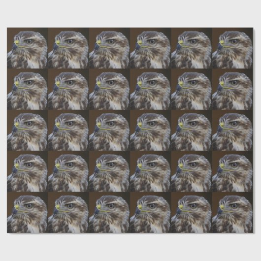 Buteo buteo geschenkpapier (Flach)