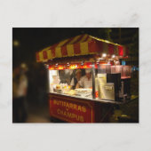 Butifarra Kiosk in einem Park in Lima, Peru Postkarte (Vorderseite)