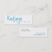 Butike Kadsaya 4 Speicher-Geschäfts-Karte Mini Visitenkarte (Vorne/Hinten)