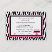 Butikechic-Torte Visitenkarte (Rückseite)