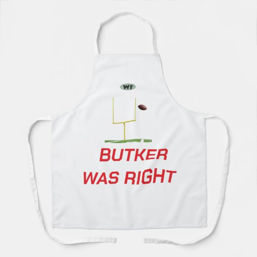 Butker hatte recht schürze (Vorderseite)