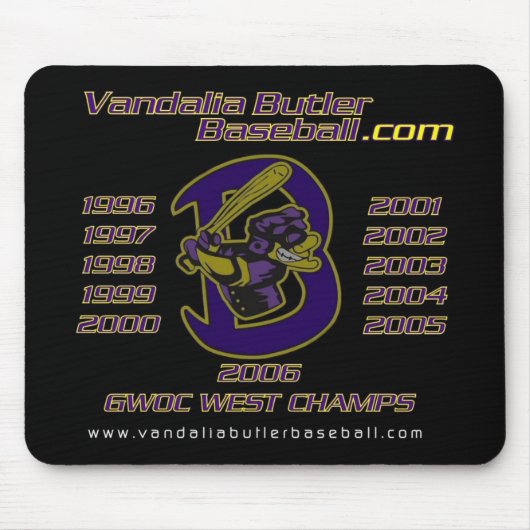 Butler-Baseball Mousepad (Vorne)