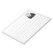 BUTLER CAT 11x8.5 Notepad + Linien Notizblock (angewinkelt)