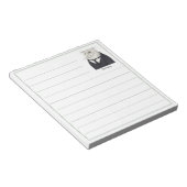 BUTLER CAT 5.5x6 Notepad + Zeilen Notizblock (angewinkelt)