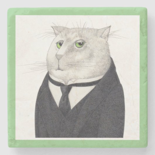 BUTLER CAT Marbella Stone Untersetzer (Vorderseite)