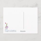 Butler Einladung Postkarte (Rückseite)