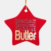 Butler Extraordinaire Keramik Ornament (Hinten)