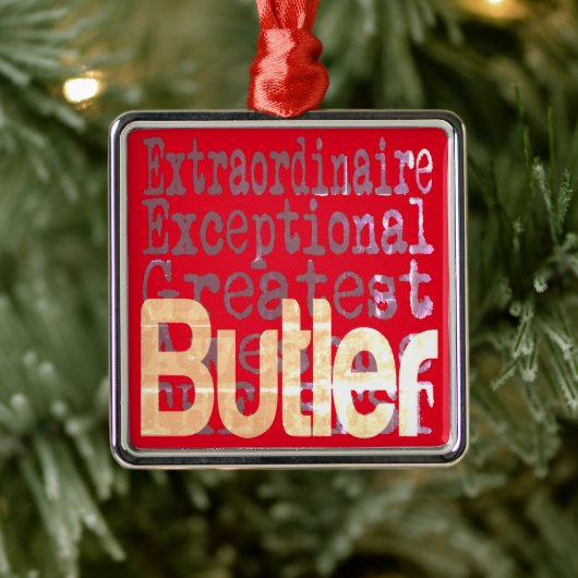 Butler Extraordinaire Ornament Aus Metall (Baum)