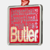 Butler Extraordinaire Ornament Aus Metall (Links)