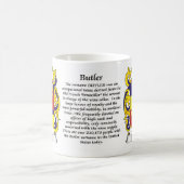Butler-Familien-Wappen Tasse (Mittel)
