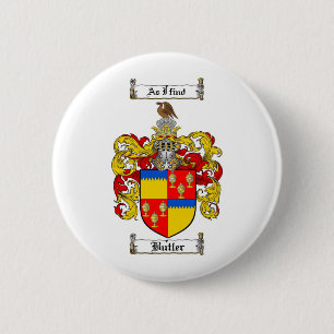 BUTLER-FAMILIENWAPPEN - BUTLER-WAPPEN BUTTON