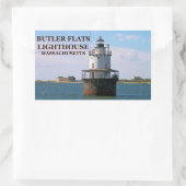 Butler Flats Leuchtturm, Massachusetts Stickers (Tasche)