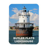 Butler Flats Lighthouse Massachusetts Flexi Magnet (Vertikal)